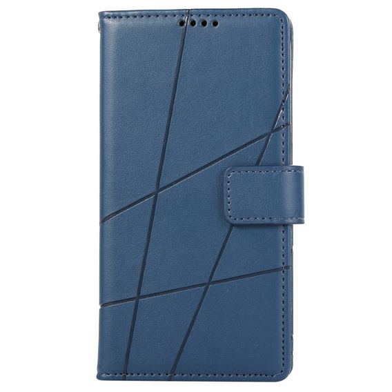 Case with flap for Realme 12 Pro 5G / 12 Pro+ 5G, Leather Line Wallet, blue