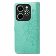 Flip case for Infinix Hot 40i, Mandala, green
