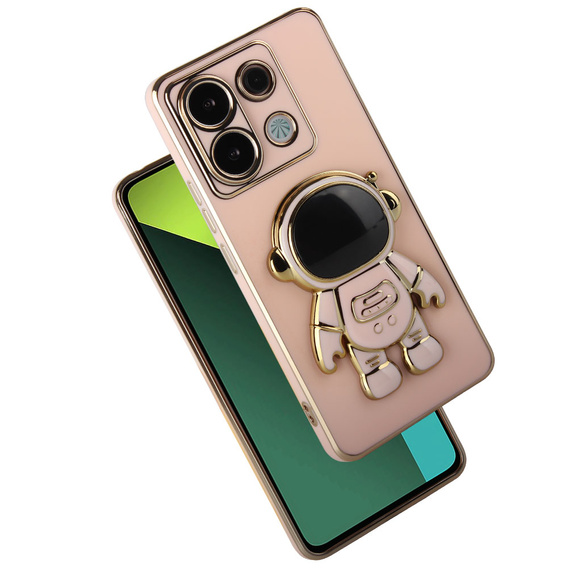 Case for Xiaomi Redmi Note 13 Pro 5G, Astronaut, pink + 9H Tempered Glass