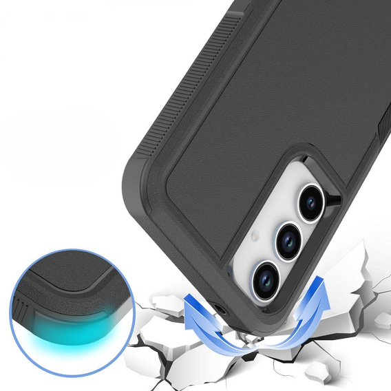 Armored Case for Samsung Galaxy A56 5G, Dual Shockproof, black