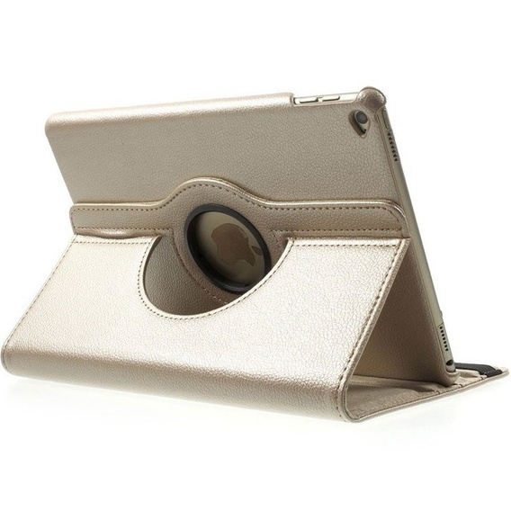 Case for iPad Air 2 9.7" 2014 TB330FU 10.95", Rotating 360, gold