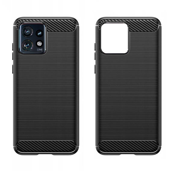 Case for Motorola Edge 40 Pro, Carbon, black
