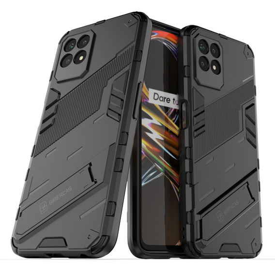 Case for Realme 8i, Military kickstand, blue