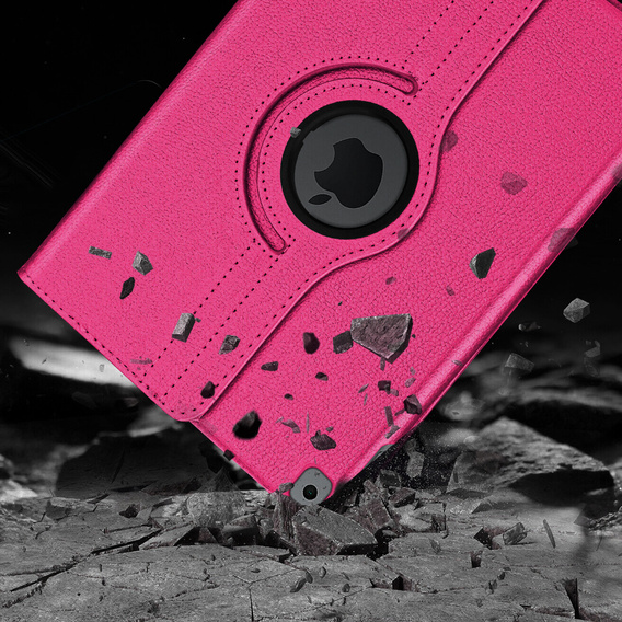 Case for iPad 11" 2025 A16 (11 gen.) / iPad 10.9" 2022 (10 gen.), Rotating 360, pink
