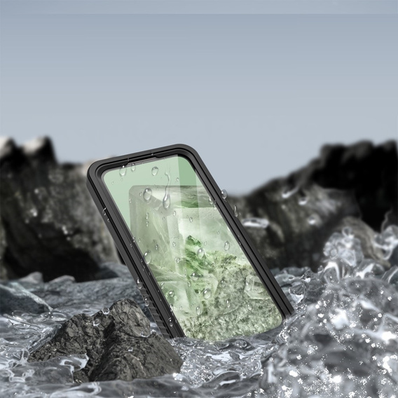 IP68 Waterproof Case for Google Pixel 8A, Redpepper, black