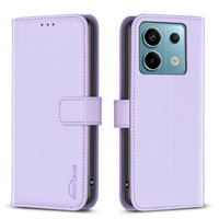 Flip case for Xiaomi Redmi Note 13 Pro 5G, BINFEN Wallet, purple