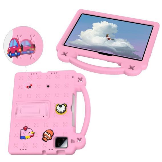 Children's case for Xiaomi Pad 7 / 7 Pro, Cute Patterns, with stand, pink