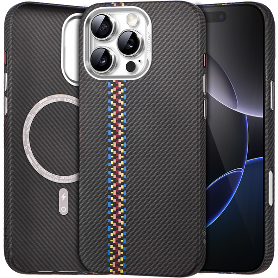 MagSafe's iPhone 16 Pro Max Case, Carbon Fiber, black