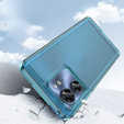 Case for Motorola Edge 40, Fusion Hybrid, blue