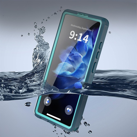 Waterproof case for Samsung Galaxy S25 Ultra, Redpepper, for MagSafe, blue