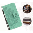 Flip case for Xiaomi Redmi 13C / Poco C65, Mandala Flower, green