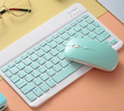 Wireless keyboard and Bluetooth mouse set for Android/Windows, green