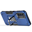 Case for Motorola Moto G22, Dual-Layer Armor, blue
