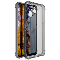 IMAK case for Xiaomi Redmi 12 4G, Dropproof, transparent / black