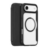 Dux Ducis case for iPhone Air, Skin X Pro, with flap, for MagSafe, black