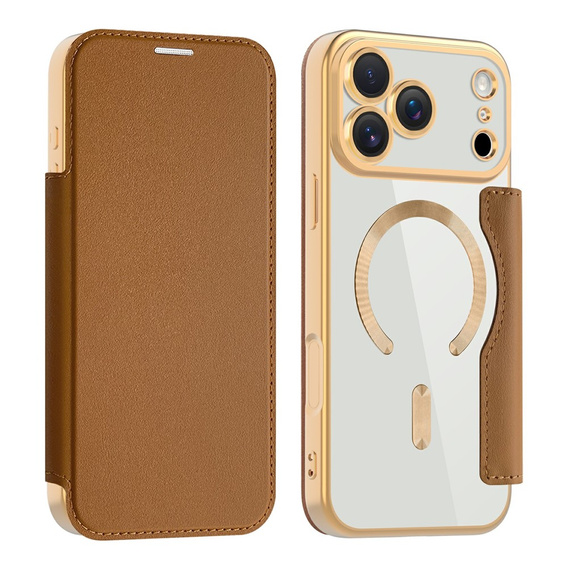 Wallet MagSafe RFID flip case with camera protection for iPhone 17 Pro Max