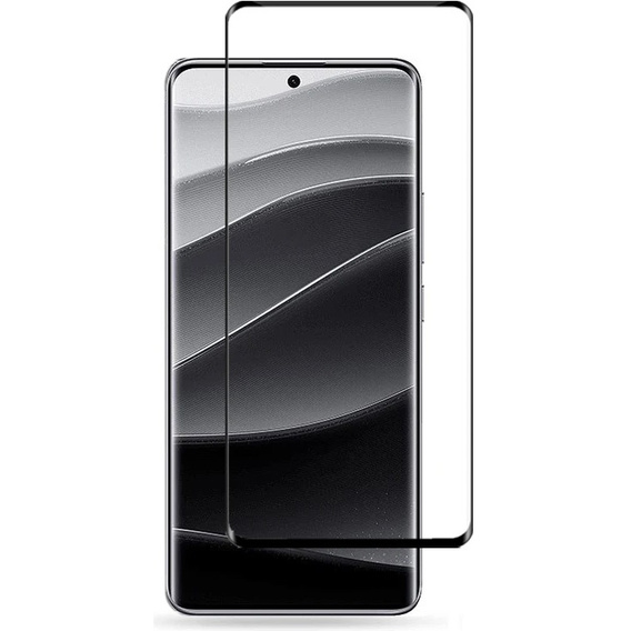 3D Tempered Glass for Xiaomi Redmi Note 14 Pro+, black frame