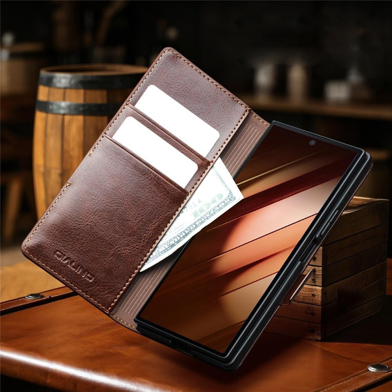 Leather wallet case with stand function for Samsung Galaxy Z Fold7