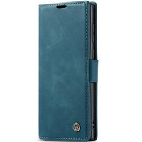 CASEME case for Samsung Galaxy S22 Ultra, Leather Wallet Case, green