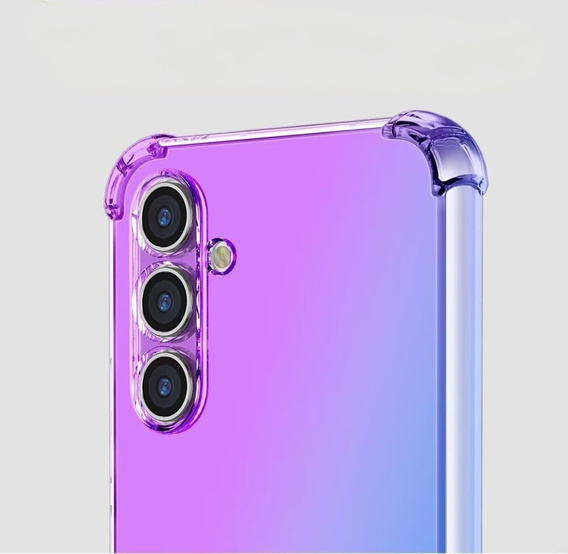 Case for Samsung Galaxy M55 5G, Gradient Dropproof, Purple / blue