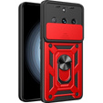 Case for Realme 11 Pro 5G / 11 Pro+ 5G, CamShield Slide, red