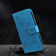 Flip case for Samsung Galaxy A14 4G/5G, Mandala Flower, blue