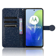 Flip case for Motorola Moto G24 / G24 Power / G04, Wallet Rhombus, blue