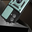 Case for Motorola Edge 40 Neo, CamShield Slide, green