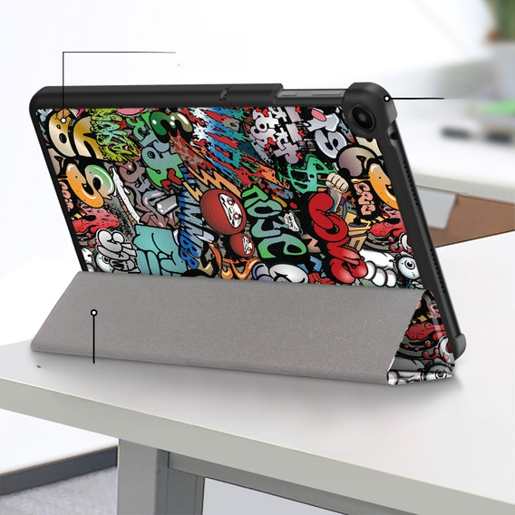 Case for Huawei MatePad SE 10.4 2022, Smartcase, graffiti