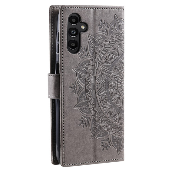 Flip case for Samsung Galaxy S23 FE, Mandala, grey
