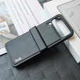 IMAK Case for Samsung Galaxy Z Flip4 5G, Ruiyi Series, black