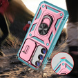 Case for Samsung Galaxy S23 Plus, CamShield Slide, pink / green