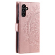 Flip case for Samsung Galaxy A55 5G, Mandala Flower, green