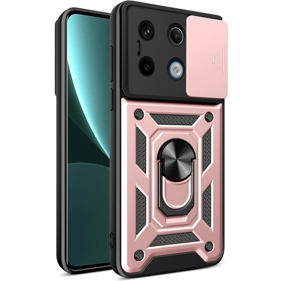 Case for Xiaomi Redmi Note 13 Pro 5G, CamShield Slide, pink