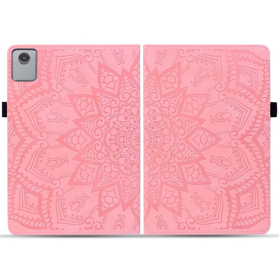 Flap case for Lenovo Tab M11, flower, pink