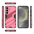 Case for Samsung Galaxy A56 5G, Military kickstand, pink