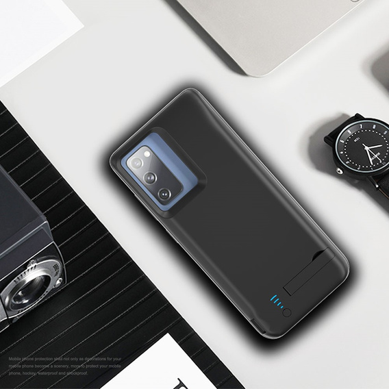 5000mAh Battery Case for Samsung Galaxy S20 FE, black