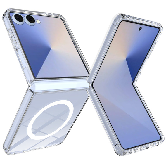 Transparent case with MagSafe for Samsung Galaxy Z Flip7 5G