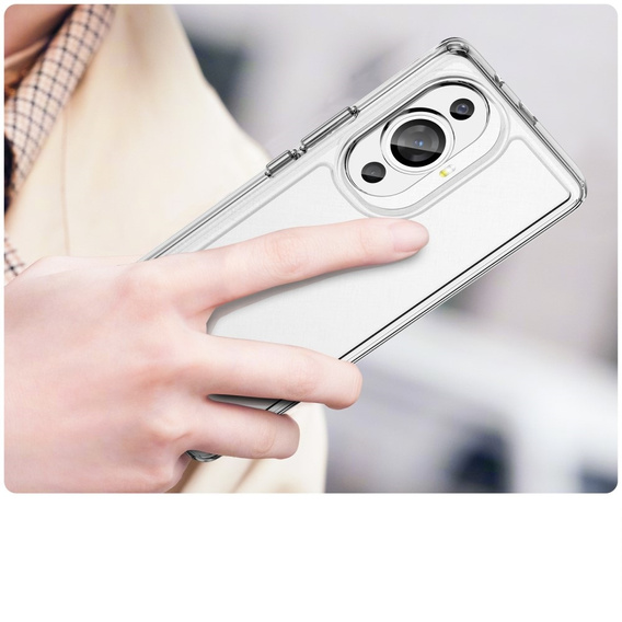Case for Huawei Nova 11 Pro, Fusion Hybrid, transparent