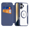 Dux Ducis Case for iPhone 16 Plus, Skin X Pro, MagSafe, dark blue