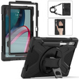 Armored Case for Lenovo Tab P11 Pro Gen 2 TB132FU TB132XU 11.2", protective 360 with stylus slot, black