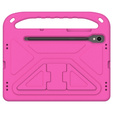Children's case for Samsung Galaxy Tab S10 Lite / S10 FE / S9 FE, with handle, pink