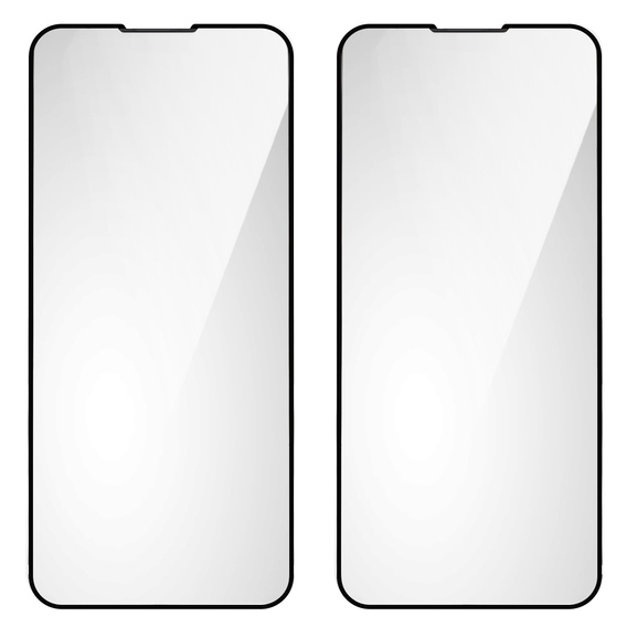 2x Ceramic ERBORD Hybrid Glass for iPhone 13 Mini