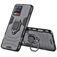 Case for Realme 8 / 8 Pro, Kickstand Ring, black