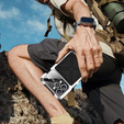 Armored case for iPhone 16 Pro, R-JUST, silver