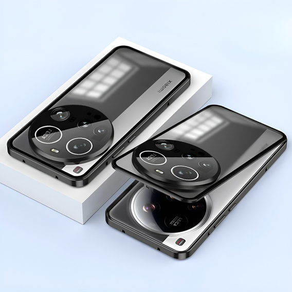 Case for Xiaomi 15 Ultra, Magnetic Dual Glass, black