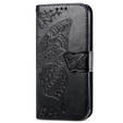 Flip case for Infinix Hot 40i, Butterfly, black