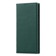 Leather case for Samsung Galaxy S23 Plus, ERBORD Grain Leather, green