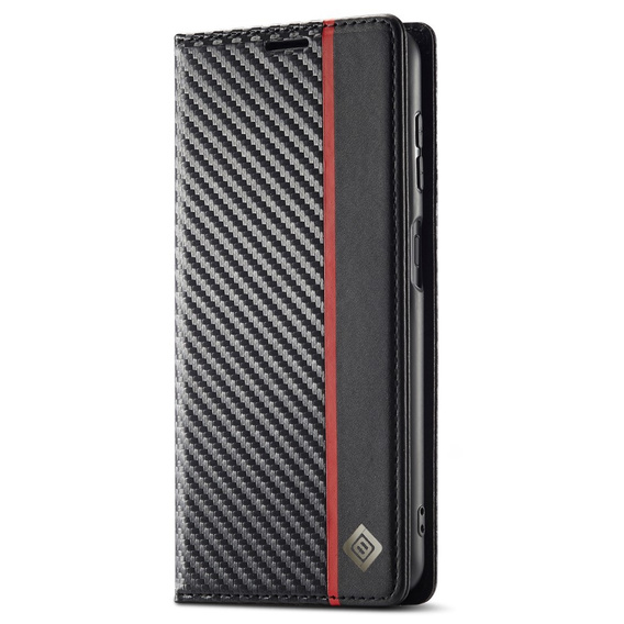 Flap case for Samsung Galaxy A56, Carbon LC.IMEEKE, black