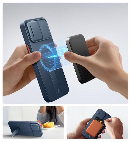 Case for iPhone 12 Pro Max / 13 Pro Max, Suritch Shockproof, for MagSafe, blue
